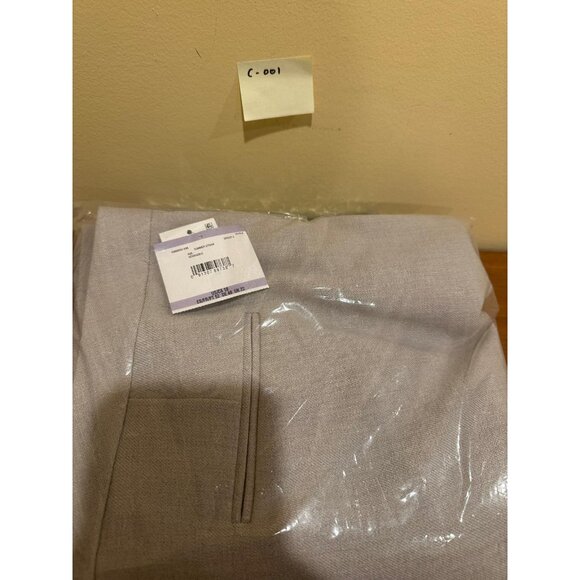 Kasper Womens Dress Pants Deep Pocket Crepe Stretch Pebble Straight Leg Taupe 18 - Picture 2 of 2